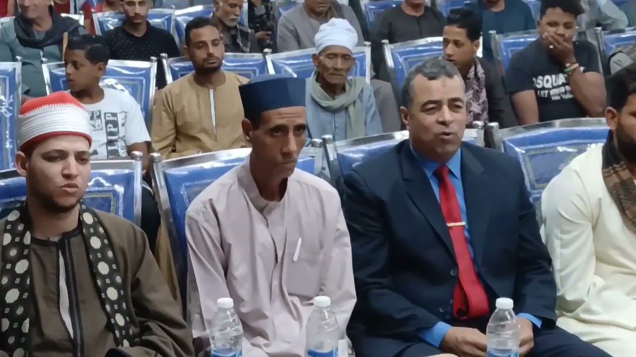 فضيلة الشيخ ايمن رمضان البنجاوي من ديوان أل العويضات عامه وأل عثمان عوض خاصه بخلوه غرب طهطا