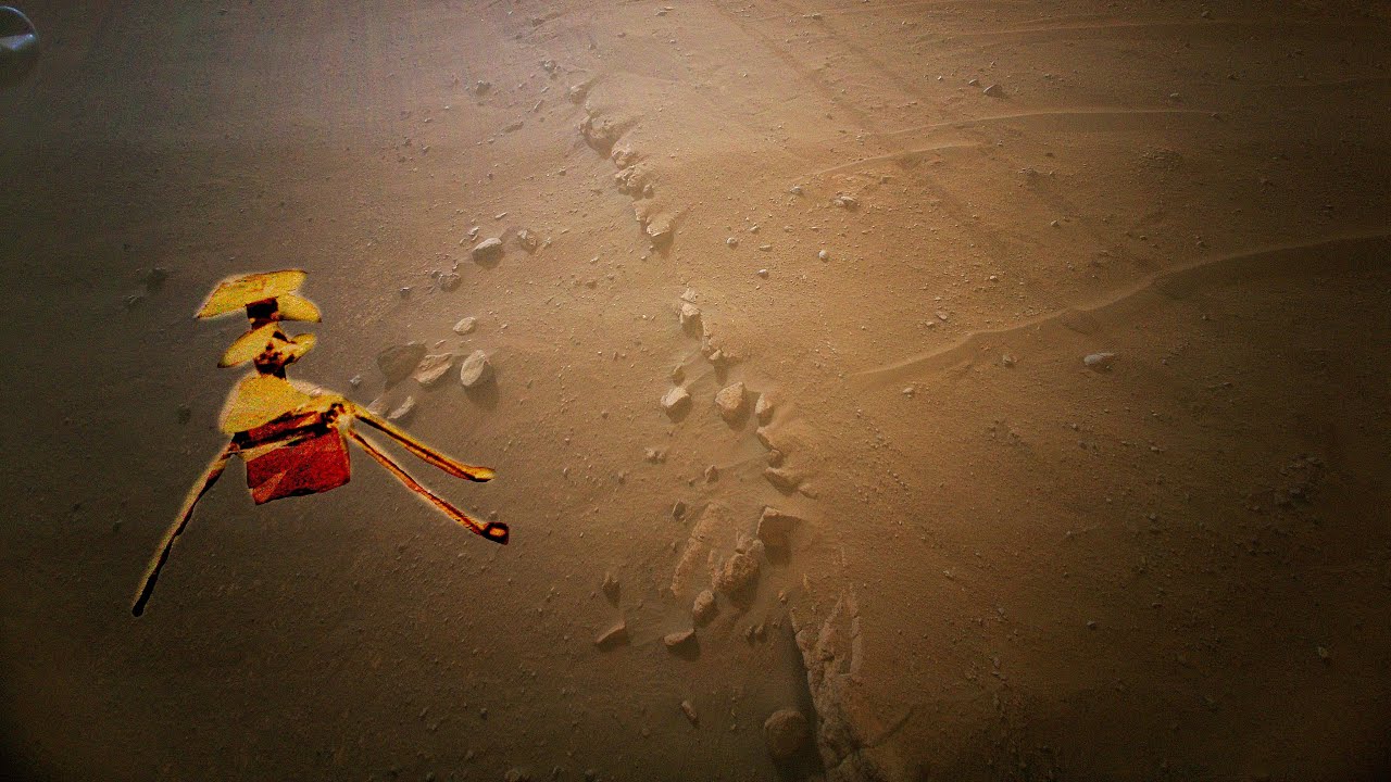 Full fascinating video from the latest long flight on Mars I Ingenuity Helicopter I 4K