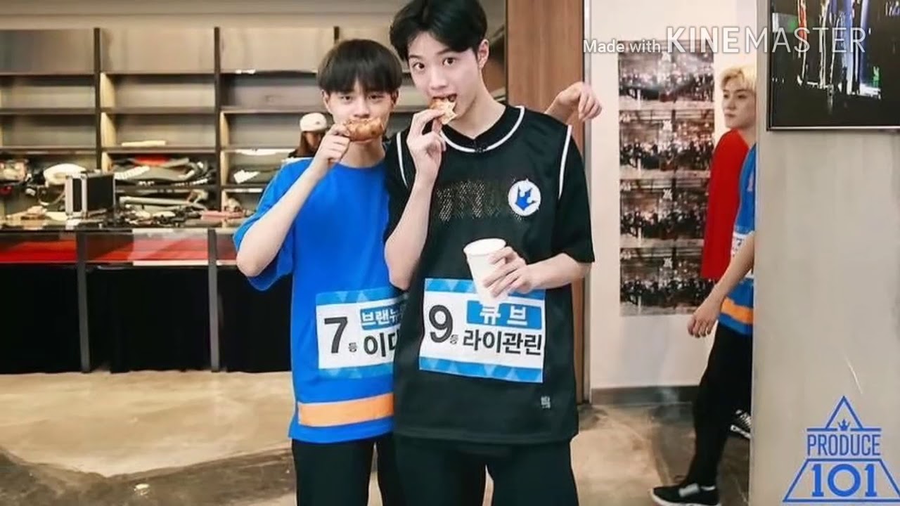 KUANLIN (라이관린)  & DAEHWI (이대휘) ( GUANHWI 관휘 / PANHWI 반휘 ) WANNA ONE CUTIE MAKNAES MOMENT