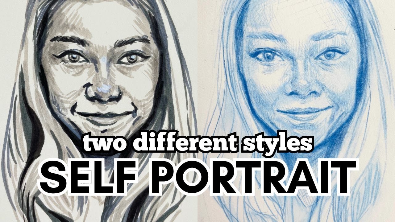 Why every artist should practice self-portraits | Improve your art with this simple exercise