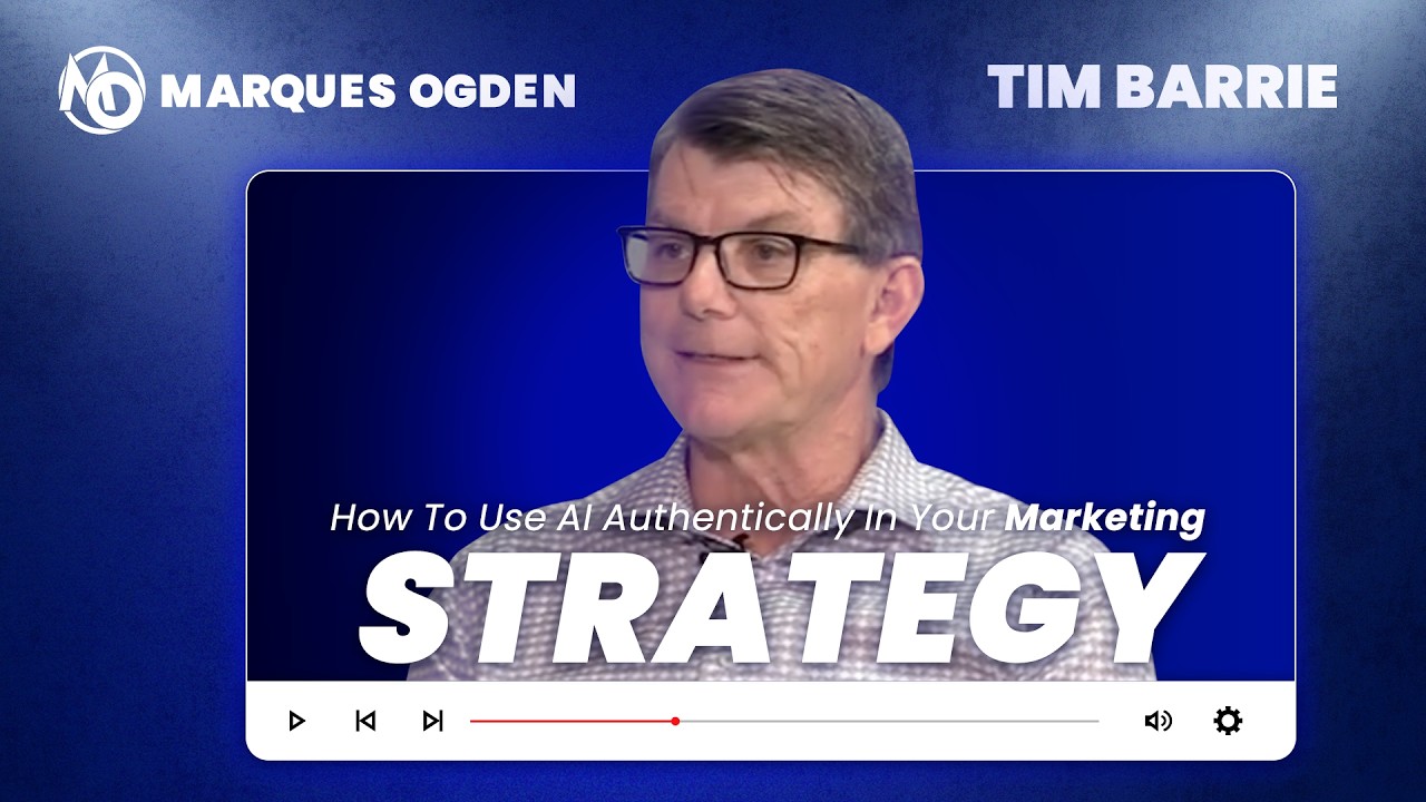 How To Use AI Authentically In Your Marketing Strategy, with Business Leader Tim Barrie!