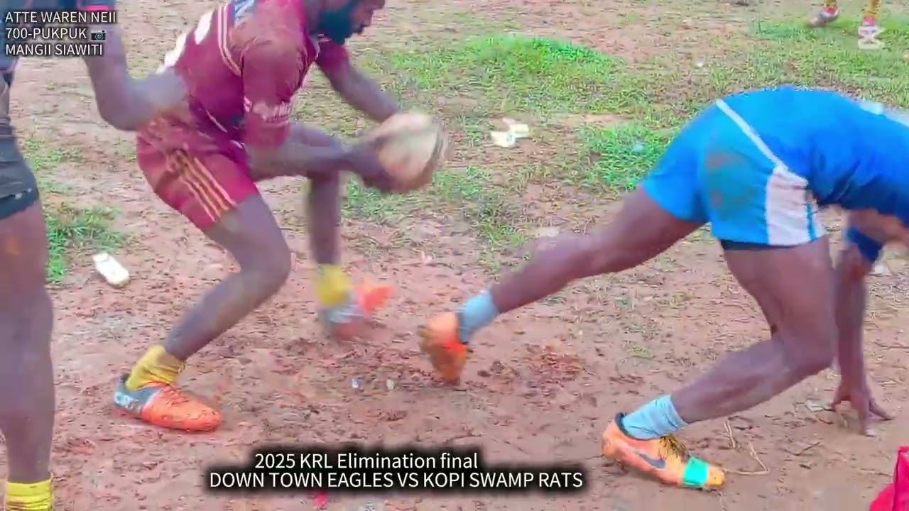 2025 kikori Rugby League elimination finals highlights. Down Town Eagles Vs kopi swamp rats.. 