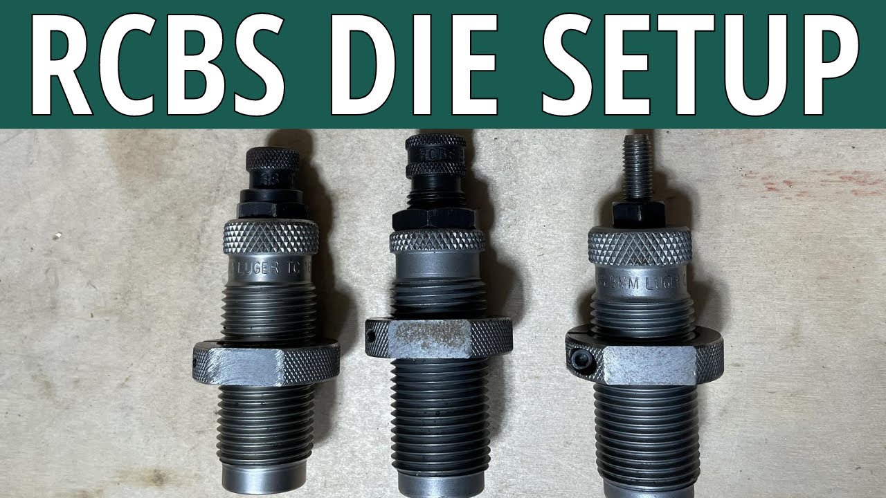 9mm Reloading Die Set Up RCBS For Beginners