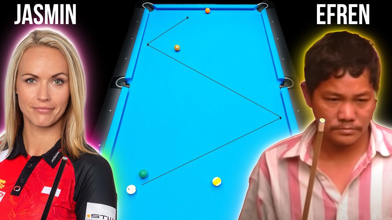 First woman to replay the Efren Reyes Z-Shot