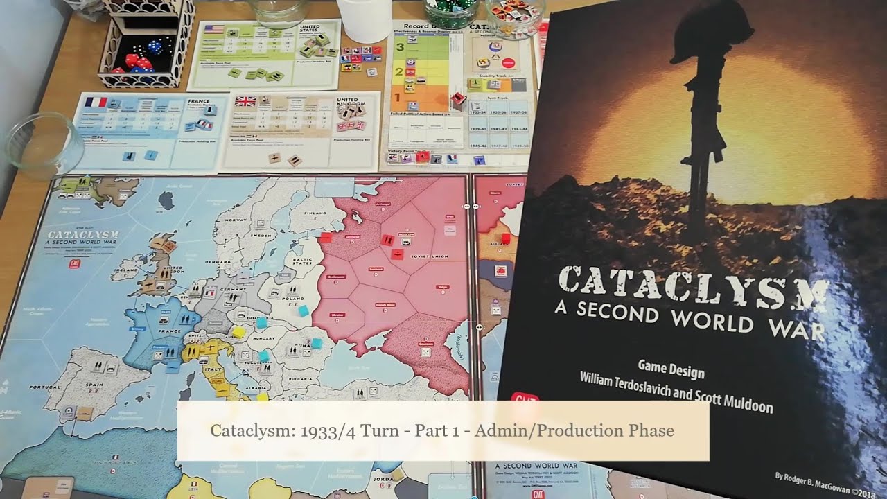 Cataclysm: A Second World War Playthrough -1933/34 Turn - Production/Admin Phase - Diagonal Move