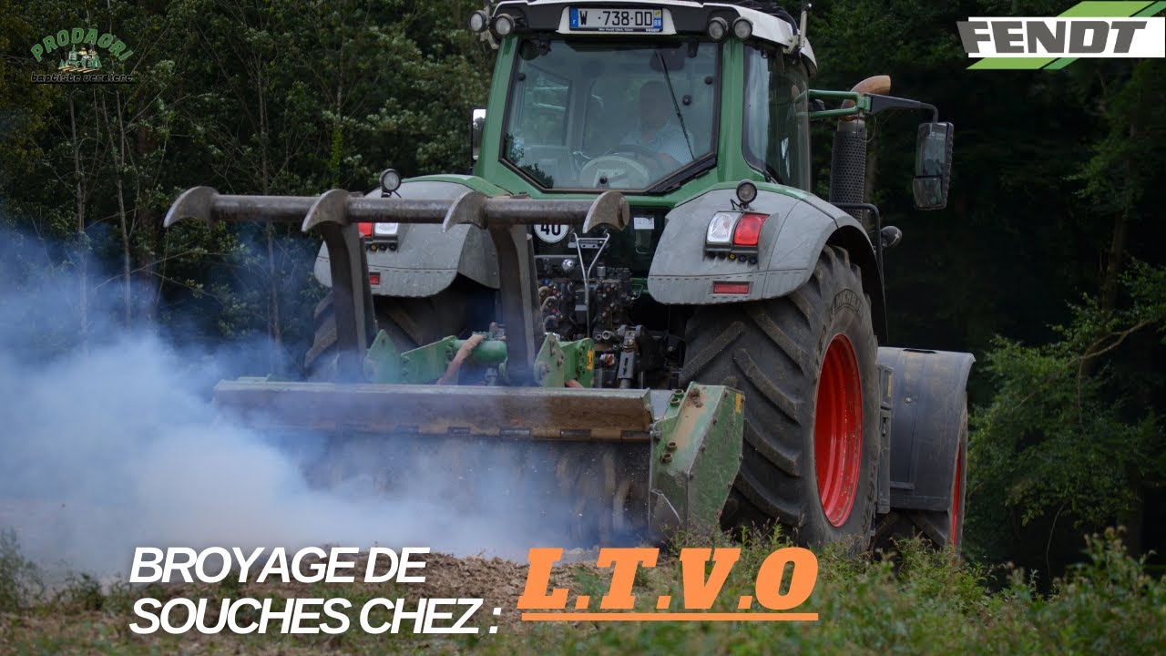 BROYAGE DE SOUCHES AVEC CET IMPRESSIONNANT ENSEMBLE/PRODAGRI