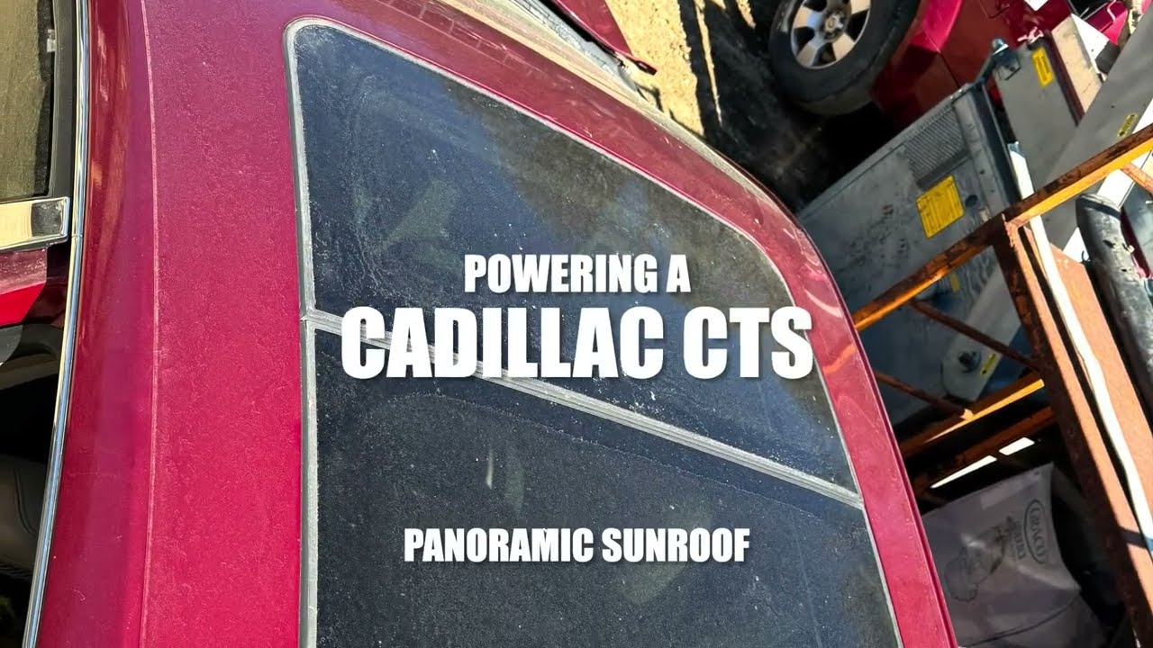 Powering / Wiring a Cadillac CTS panoramic sunroof 