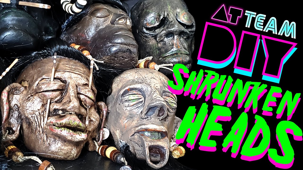 DIY Shrunken Heads! Halloween Voodoo/Jungle Props