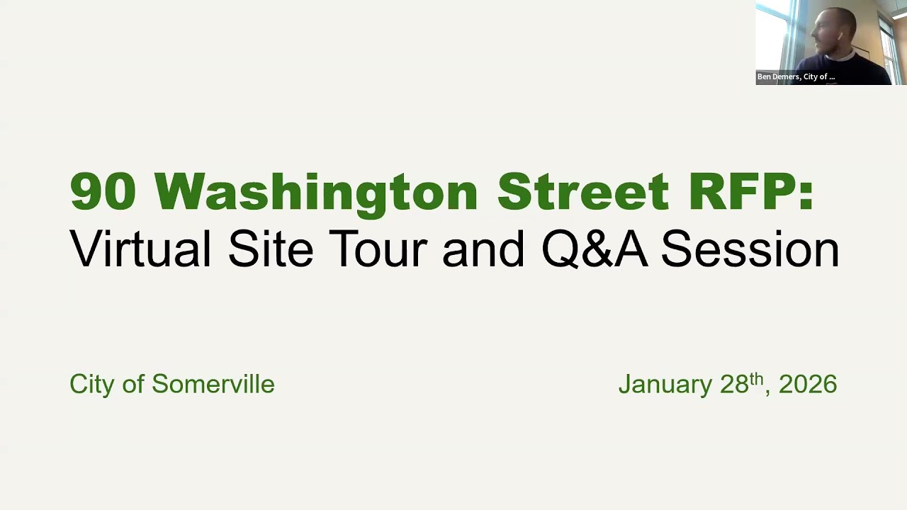 90 Washington St Somerville RFP information session