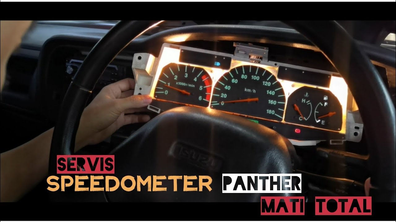 service speedometer panther mati total
