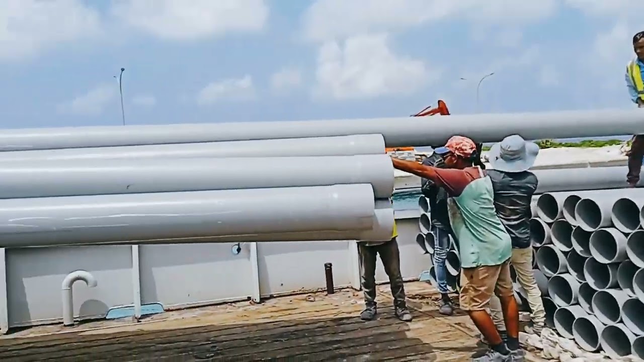 Road construction work RDC millandhoo 💛 #fypシ゚viral #viral #rdc #roadconstruction