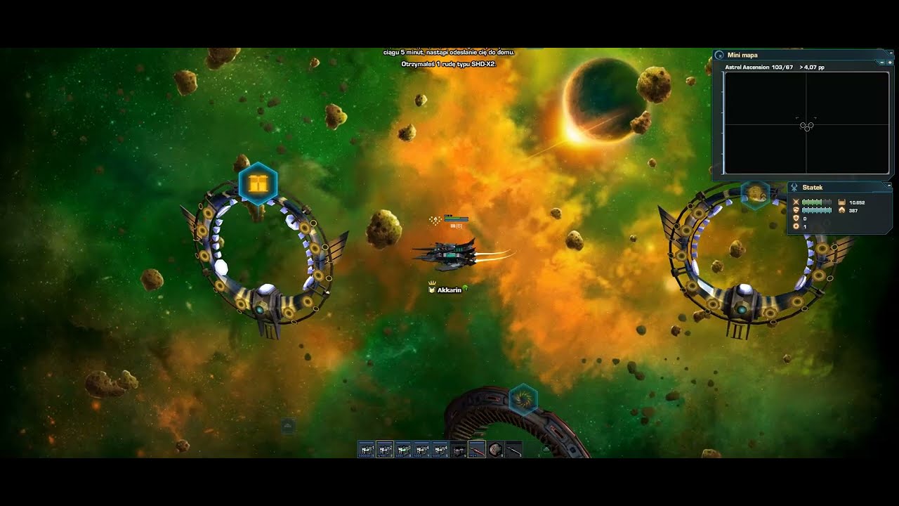 DarkOrbit - Astral Ascension Gate Gameplay 2024 All Rifts
