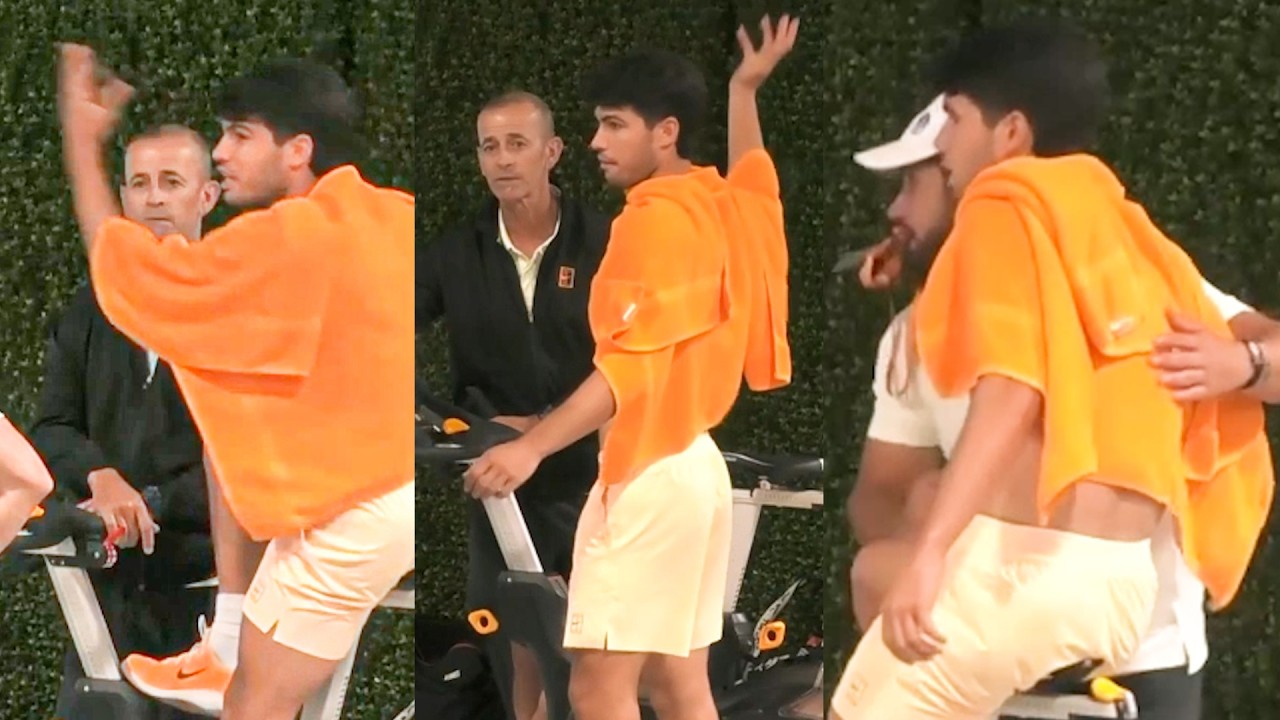 Frustrated Alcaraz Comforted by His Brother & Team After Loss to Korda | Miami 2026