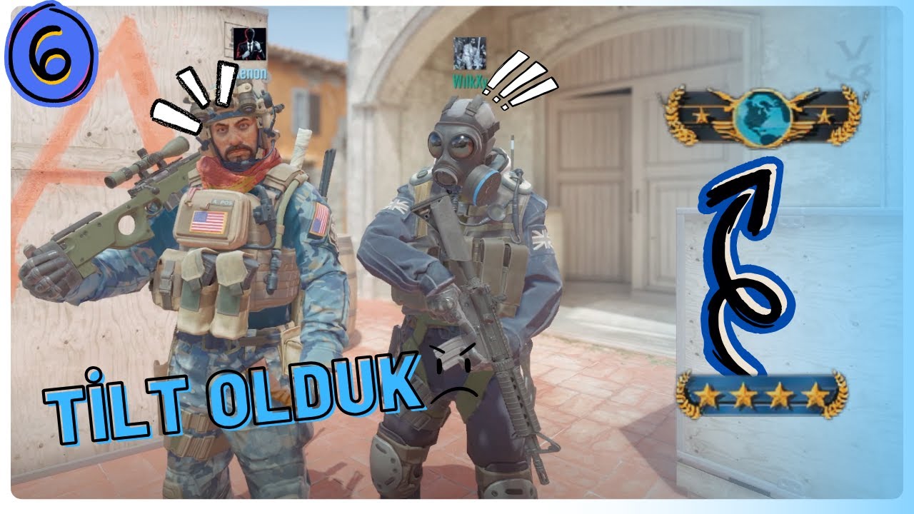 Rakibe tilt olduk! - 2600+ Saat Tecr&uuml;be NASIL oynatır? | CS2 Yoldaş #6