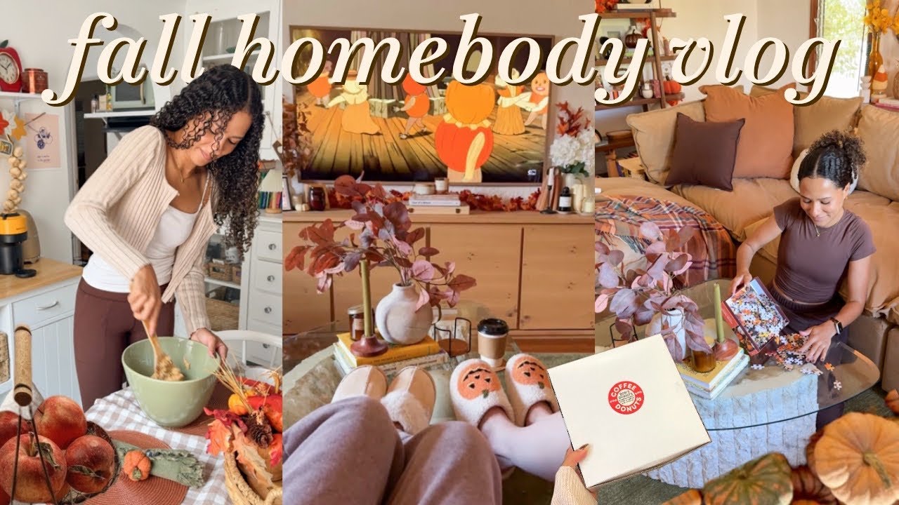 FALL HOMEBODY VLOG🍂 scrapbooking, girls nights & fall treats