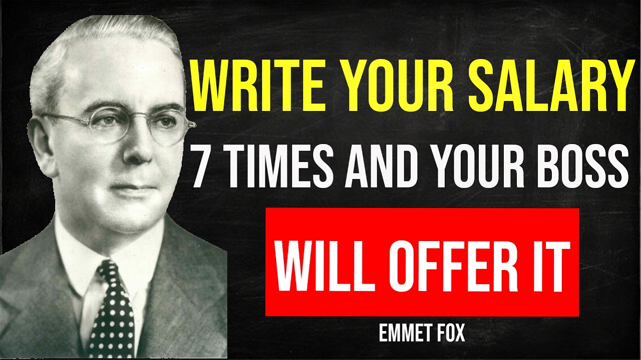 Write your ideal salary like this 7 times and your boss will offer it to you.| EMMET FOX