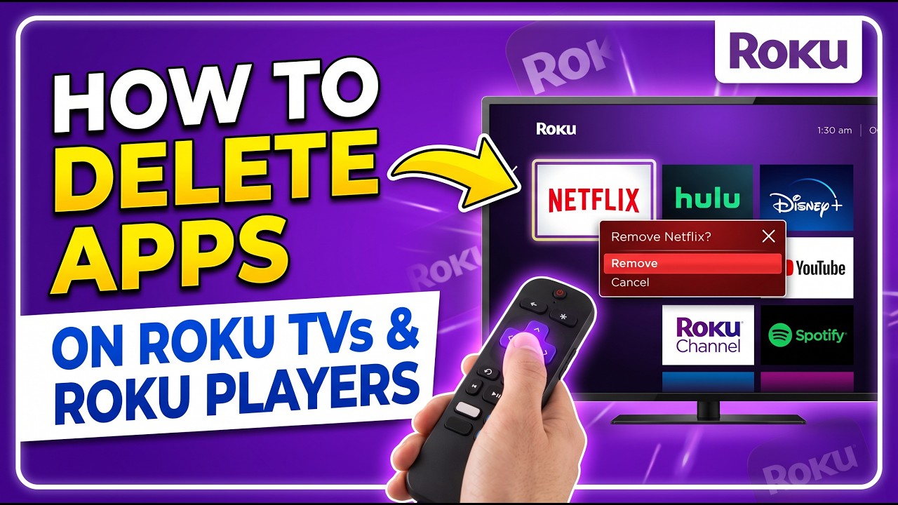 Как удалить приложения на телевизорах Roku и Roku плеерах