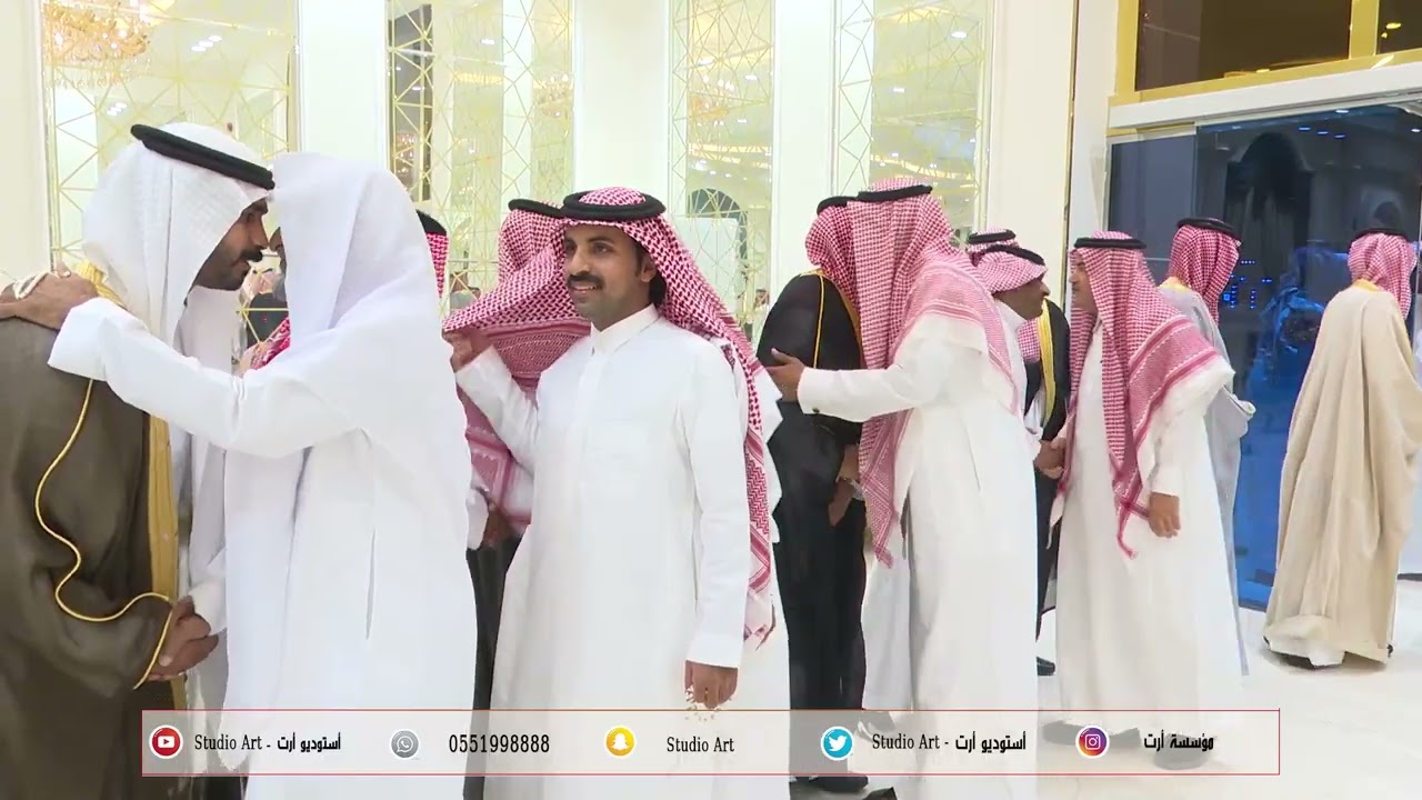 حفل زواج الشاب/ممدوح خلف الهنشل .تصويرواخراج شركة أرت للإنتاج الفني .0558288884
