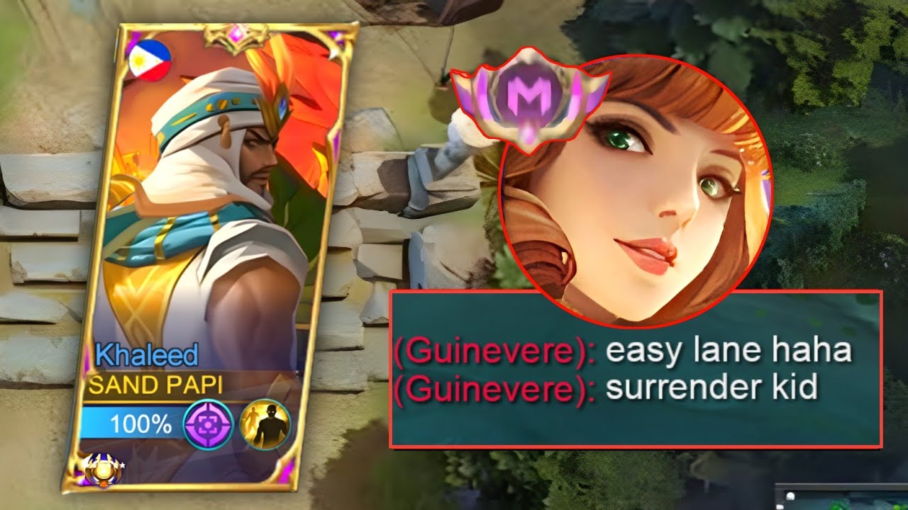 BUFF GUINEVERE THINKS HE CAN DESTROY MY KHALEED EASILY🤦‍♂️