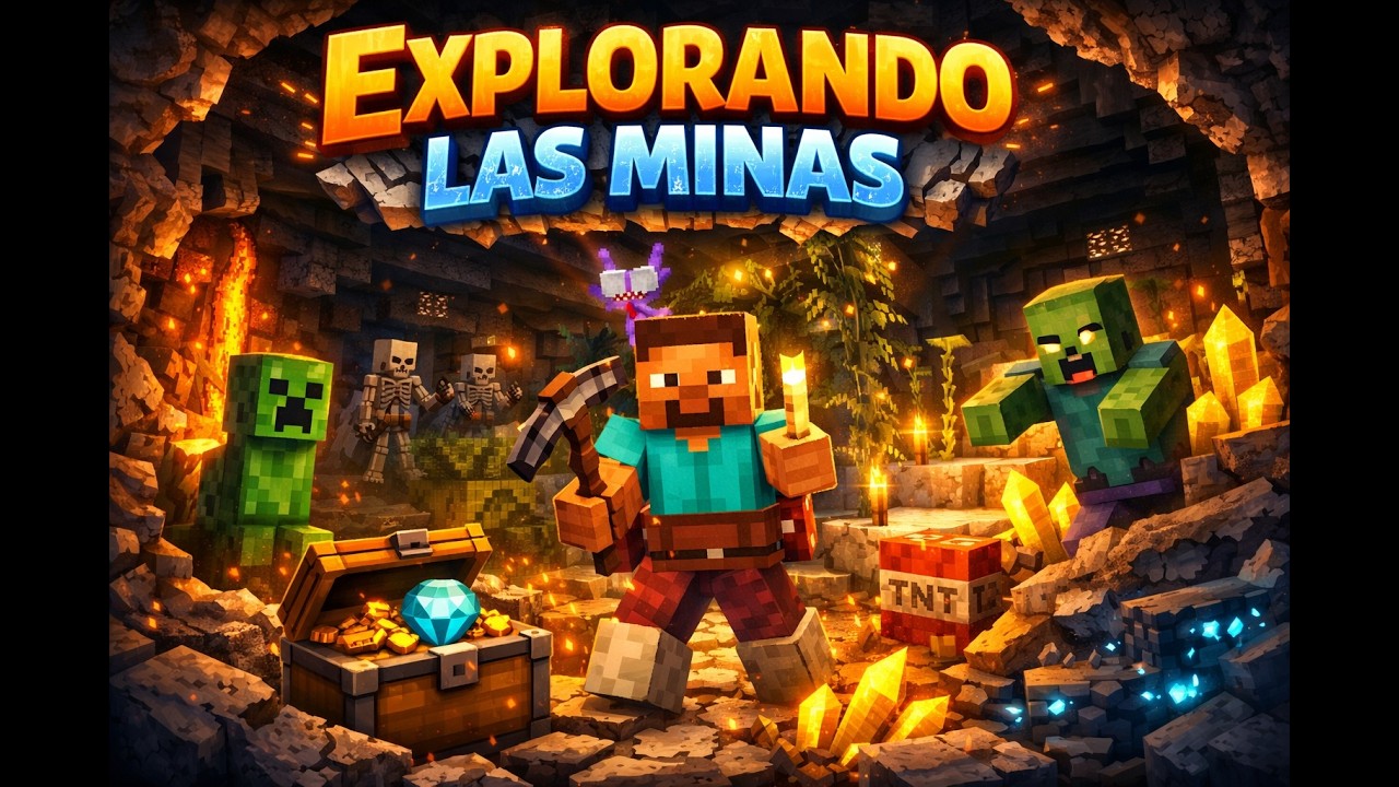 Explorando las minas episodio 9 minecraft cobbleverse