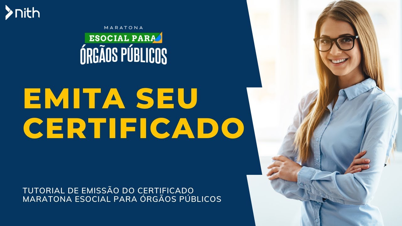 EMITA SEU CERTIFICADO AQUI | Tutorial de Emissão Certificado Maratona eSocial para Órgãos Públicos