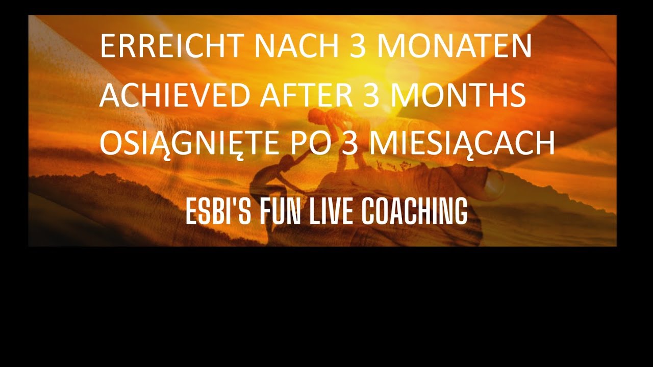 SELBSTCOACHING NACH 3 MONATEN
