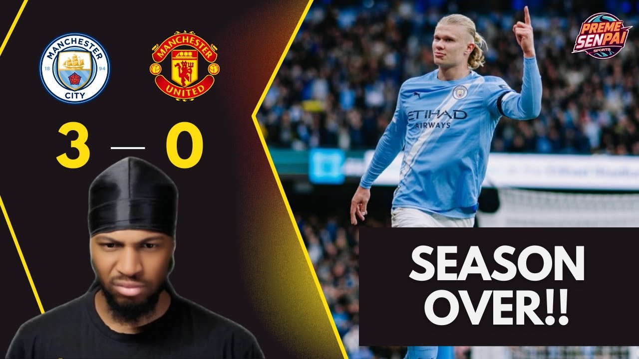 NO FIGHTING SPIRIT!!! | MAN CITY 3-0 MAN UNITED MATCH REACTION
