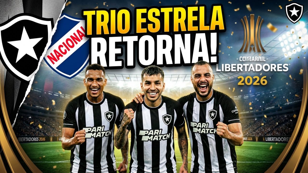 Botafogo x Nacional Potosí | Danilo, Correa e Arthur Cabral RETORNAM na Libertadores 2026!
