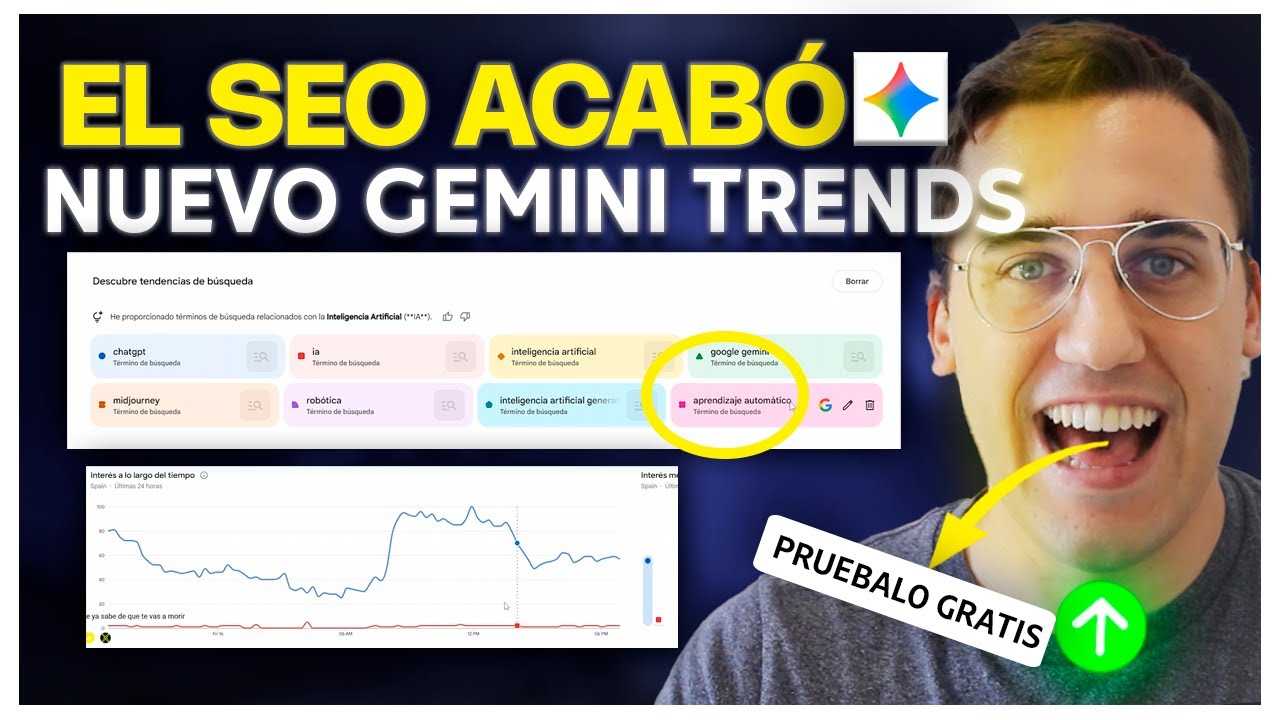 🔔 GOOGLE ACABA DE CAMBIAR EL SEO 😱 | GOOGLE TRENDS + GEMINI ES UNA BOMBA QUE NADIE EST&Aacute; CONTANDO 😁