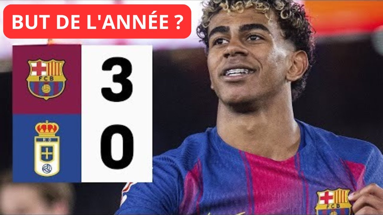 LAMINE YAMAL MARQUE LE BUT DE L'ANNÉE ! 🤯 FC Barcelone 3-0 Real Oviedo | Résumé & Analyse