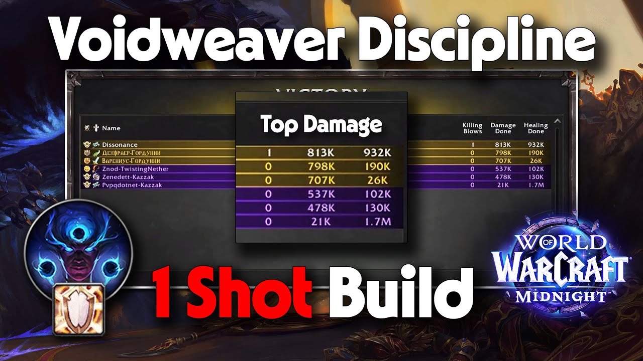 Voidweaver Discipline 1 SHOT Build (Midnight Priest)