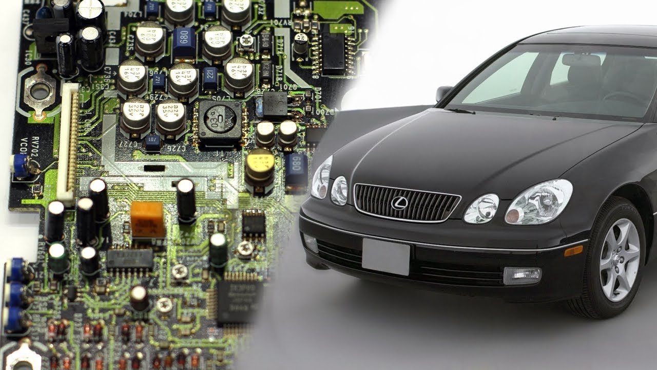 Lexus GS 300 Белый экран штатного дисплея. Конденсаторная война #Lexus GS300
