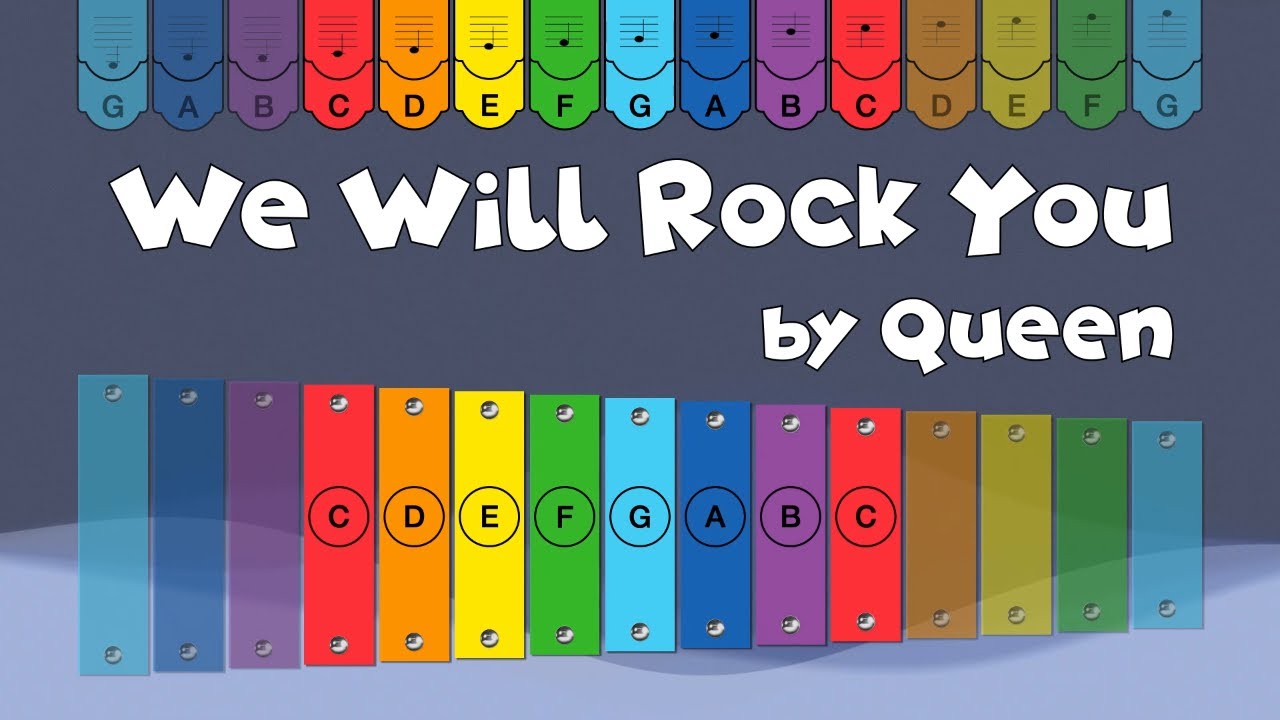 We Will Rock You Glockenspiel Play Along