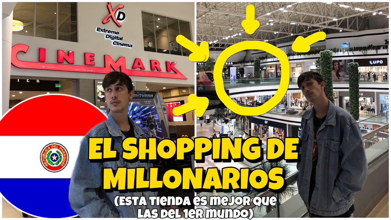 CENTRO DE ASUNCION PASEO LA GALERIA esta area de paraguay no es del 3er mundo