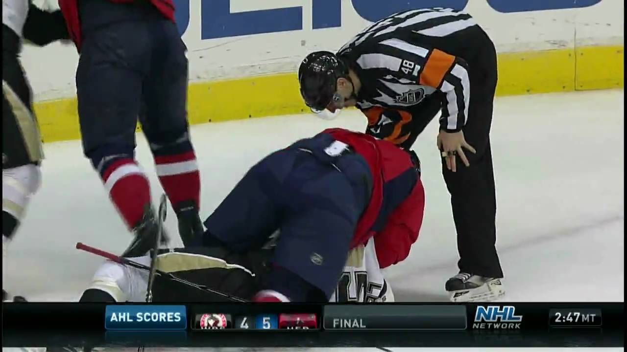 Pothier Hip Check on Orpik