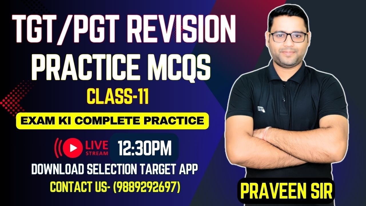🛑English Grammar & Vocab  Practice for TGT/PGT || CLASS-11 || Praveen Sir