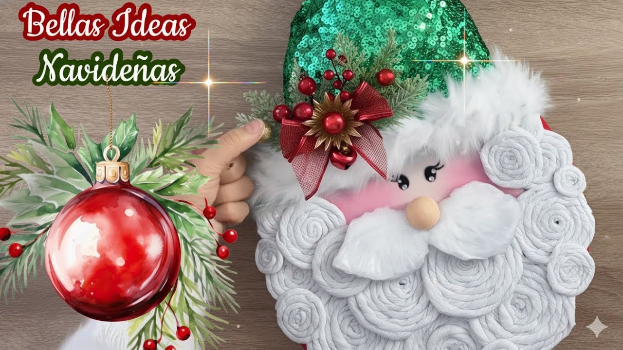 Ideas NAVIDEÑAS Hermosas y Faciles!!!  No te las puedes perder!!! Son Lindas y Economicas!!