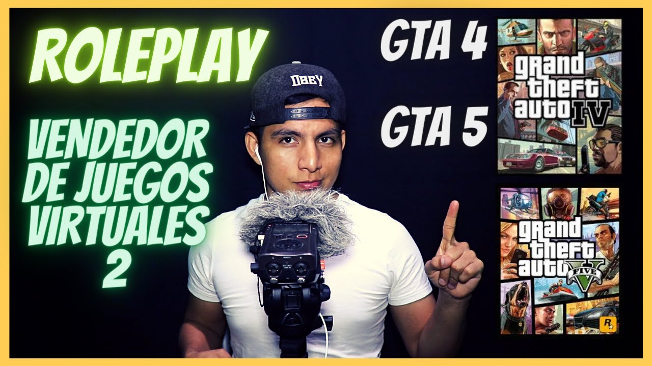 ASMR JUEGOS VIRTUALES PARTE 2-ROLEPLAY- analizando GTA4 Y GTA5//ASMR VIRTUAL GAMES VENDOR.