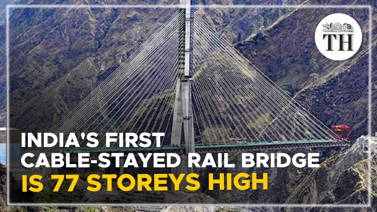 A look at India's first cable-stayed rail bridge | The Hindu