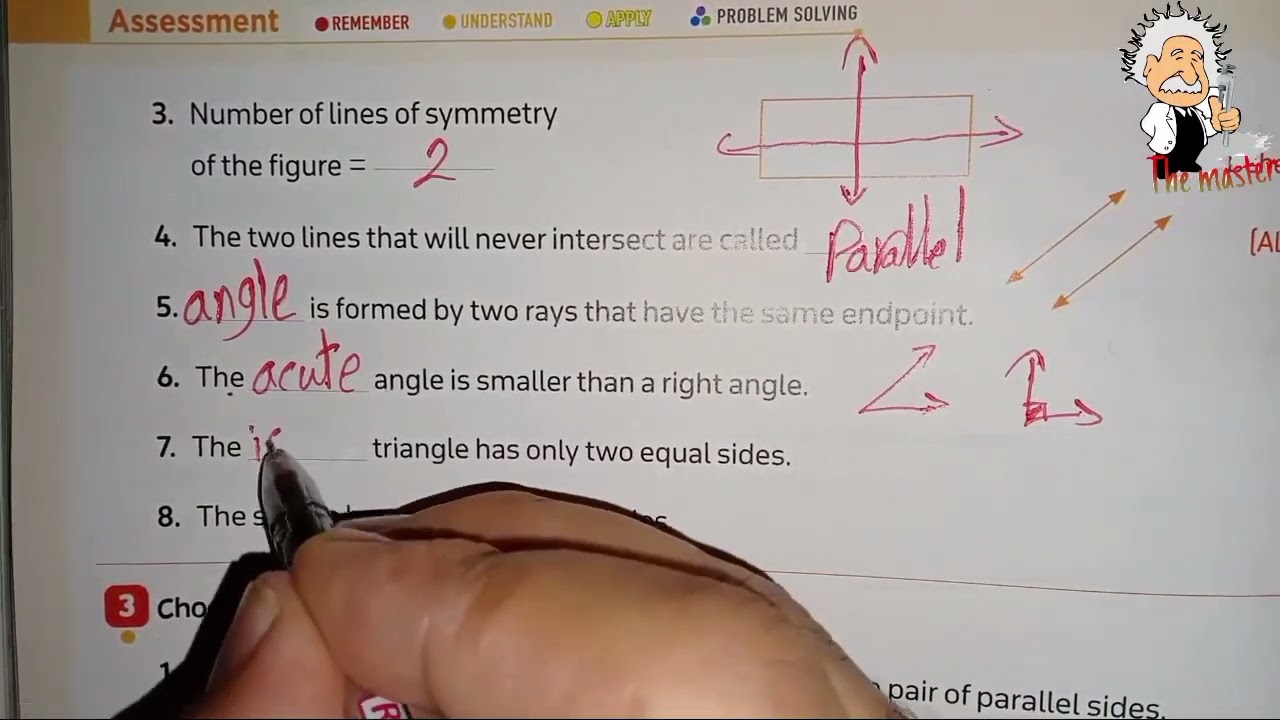 unit tweleve assessment math grade 4 term 2 حل المعاصر ماث