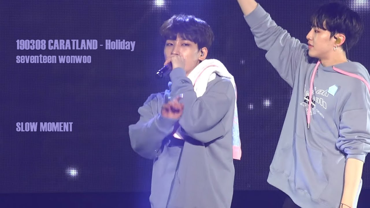 190308 캐럿랜드 세븐틴 SEVENTEEN 'Holiday' 직캠 [원우 focus]