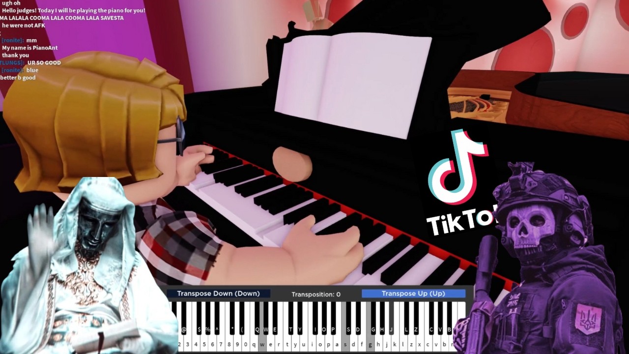 I played every VIRAL TIKTOK song on Roblox Got Talent