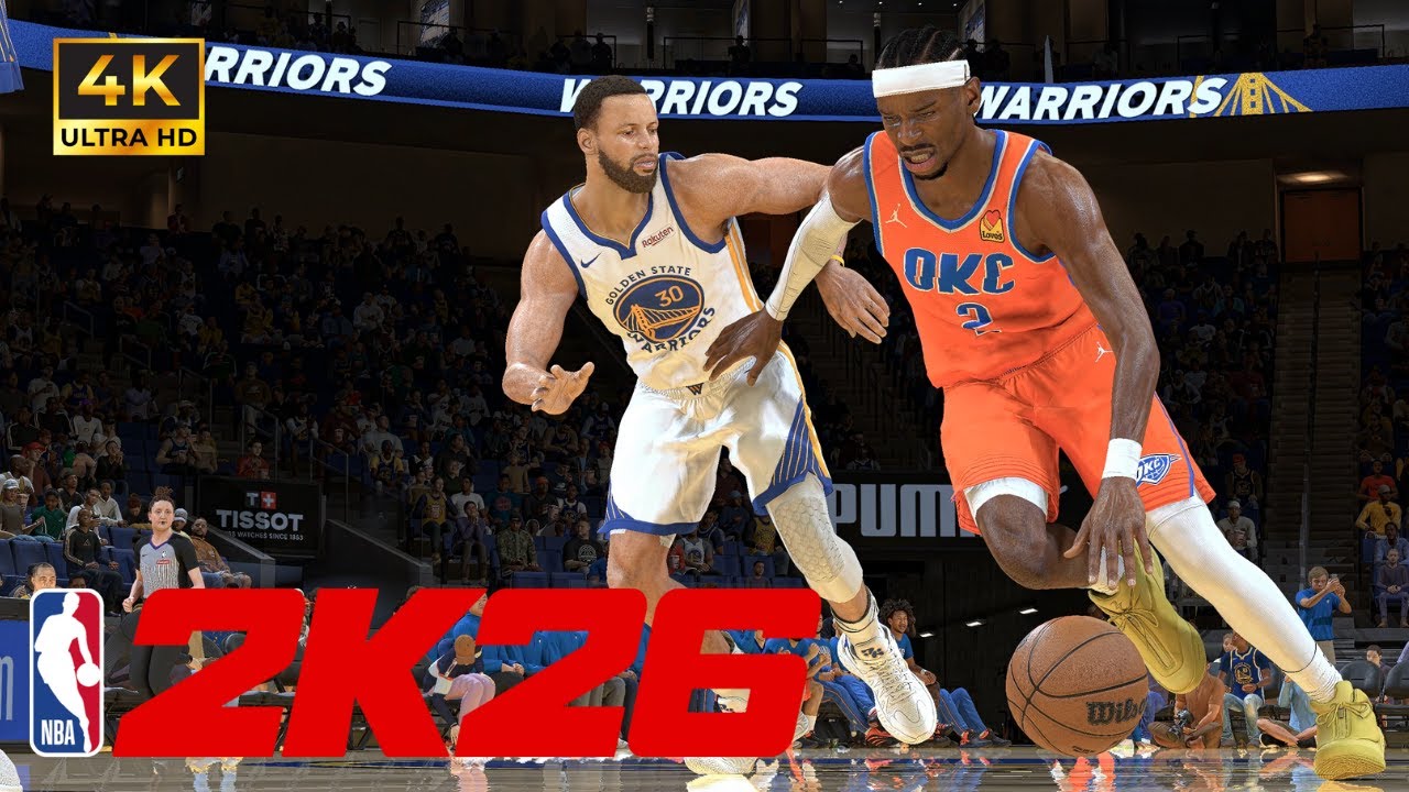 NBA 2K26 | Thunder vs Warriors | Shai vs Curry | 4K Ultra Realistic Full Game Jan 2 2026