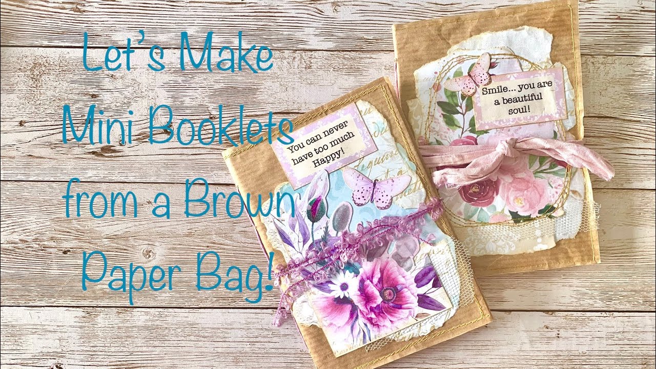 Let's Make a Mini Booklet from a Brown Paper Bag!