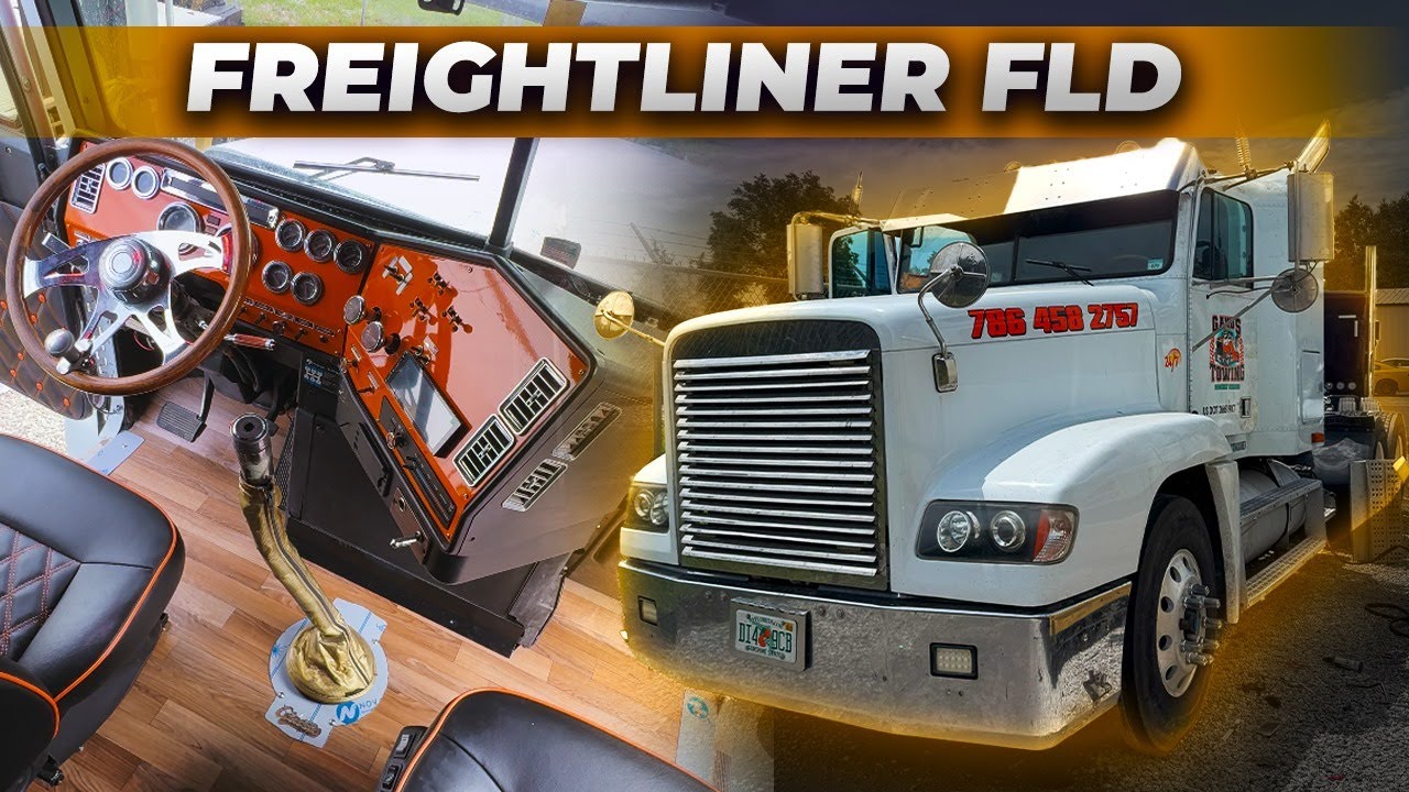 Mold. Water Damage. Wrecked Interior | Freightliner FLD Interior Restoration!🔥