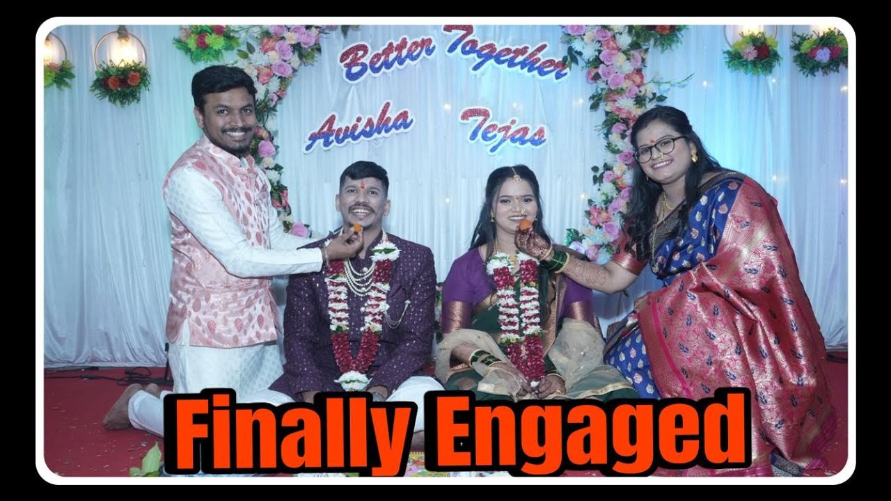 Finally Engagement Zali 😍💍 || 7 Years Wait Is Now Over 🥳|| Abhisha's Uncut