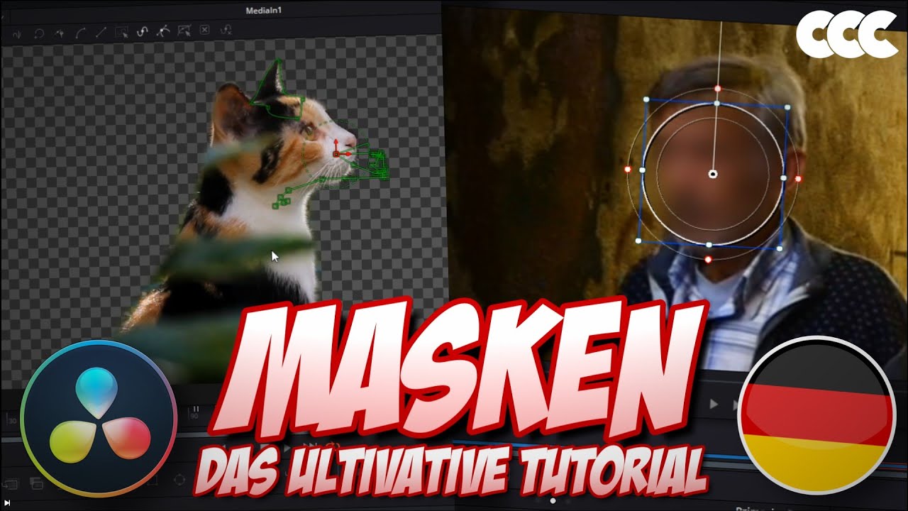 MASKEN in Davinci Resolve - ULTIMATIVES Tutorial (Deutsch)