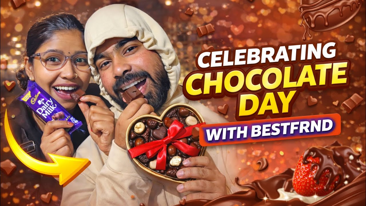 Chocolate day spend with bestie😌..| Vlog~8..