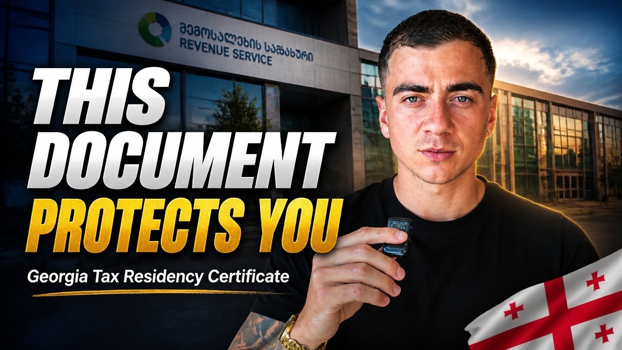 How to Get a Georgian Tax Residency Certificate - The Document That Protects You
