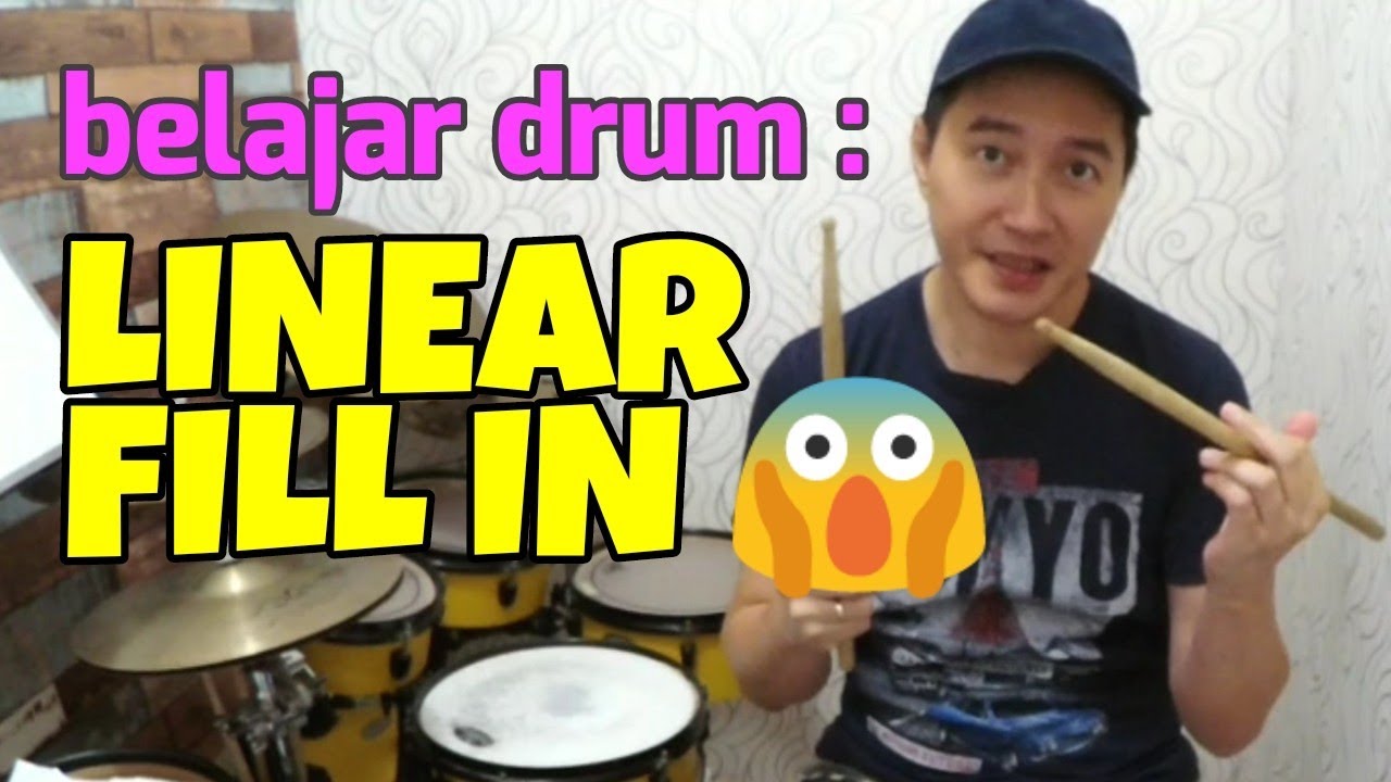 Belajar drum LINEAR FILL IN *onlineclass081519407855